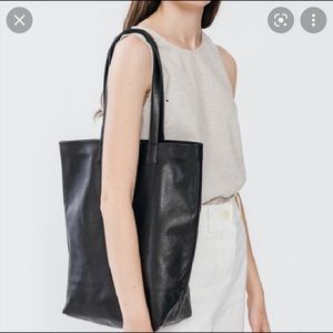 Bagu pebble leather tote